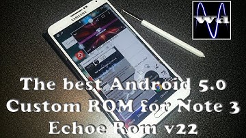 Android 5 on Note 3.Echoe ROM. Best Lollipop Custom Rom