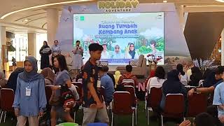 Acara talkshow dan pameran ruang tumbuh kembang anak kata sambutan dicntr atrm gaia bm ry city mall 