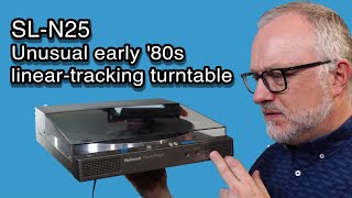 Unusual 1980s linear-tracking turntable (Fix \& Demo)
