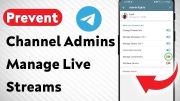 How To Prevent Channel Admins Manage Live Streams on Telegram (Updated)
