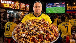 Así se vivió COLOMBIA vs PORTUGAL en Cali ¡ jamás pensé comer esto ! 