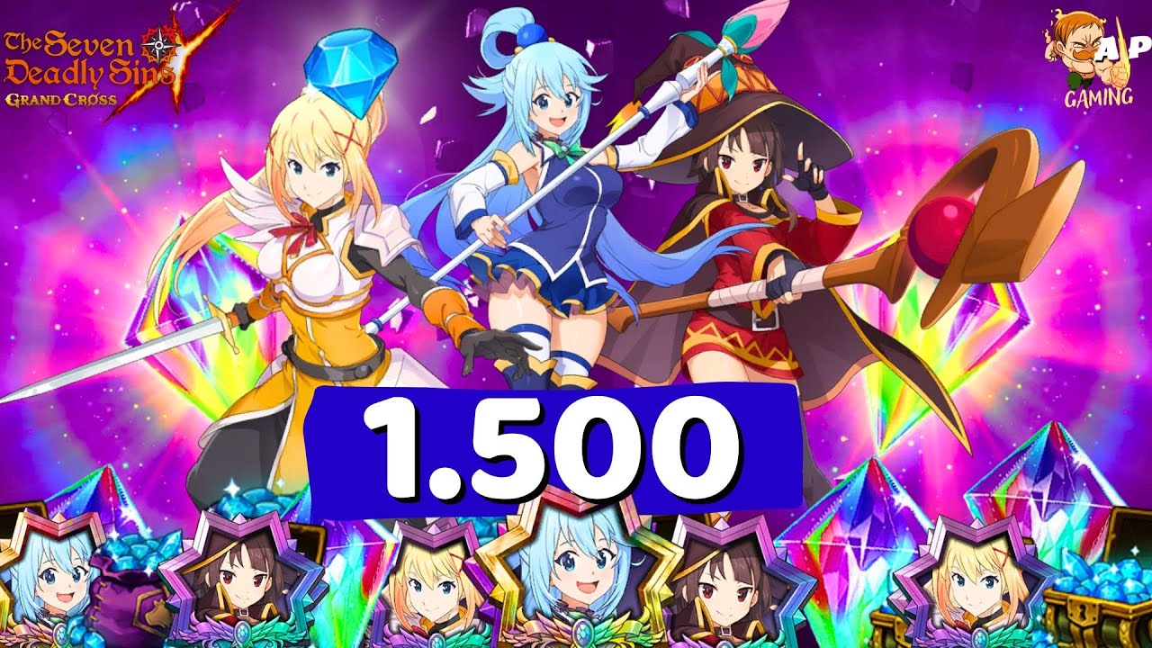 GASTEI TUDO QUE EU TINHA EM BUSCA DA AQUA DARKNESS E MEGUMIN (COLAB KONOSUBA)- The Seven Deadly Sins