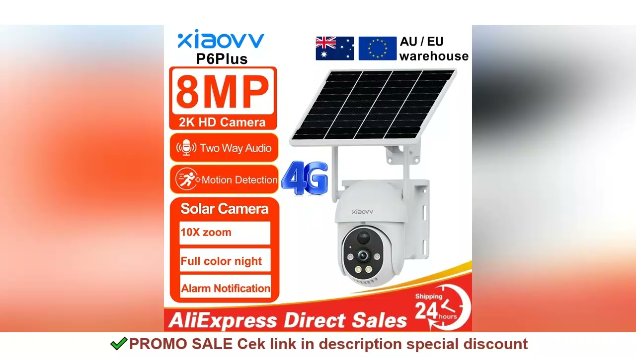8MP 2K HD 4G Wireless PTZ Solar Cctv Camera Battery Powered Outdoor IP65 Waterproof IP Security Ipho