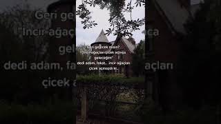 Bir Mucize Olurda Incir Ağaçları Çiçek Açar Belki Ha? Ben Ümidimi Kesmeyeceğim Belki Döner...
