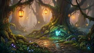 Quiet Rain on the Lantern Bridge 🌧️ | Soft Celtic Fantasy Music for Reading
