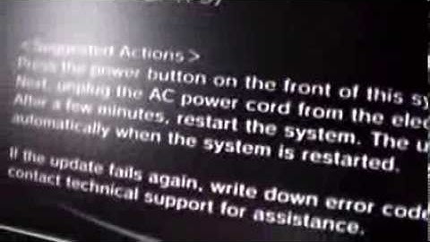 PS3 8002F1F9 Error CODE