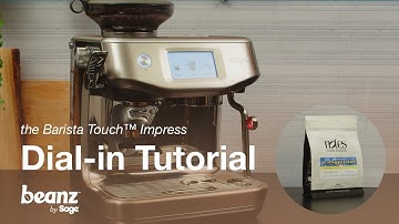 beanz.com | Dial-in Blackwall Estate by Notes using the Barista Touch™ Impress | Sage Appliances UK