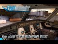 Microsoft Flight Simulator 2020 IFR A320 Flight: KMIA Miami to KIAD Washington Dulles