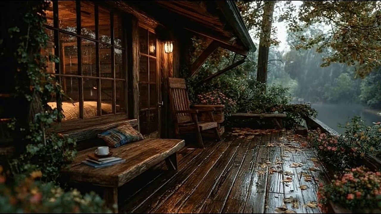 Relaxing Heavy Rainstorm and Thunder for Calm Sleep