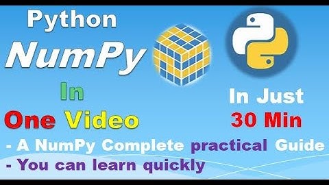Python NumPy Tutorial | NumPy and Inbuilt Function Tutorial 🔥