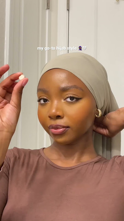 my go-to hijab tutorial 🧕🏾🤍