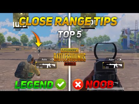 Top 5 Tips To Improve Close Range Fights in PUBG Mobile HOW TO IMPROVE CLOSE RANGE FIGHTS BGMI PUBG