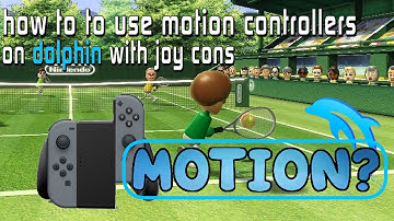 How to use motion controllers on dolphin joy cons!
