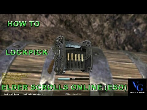 The Elder Scrolls Online (ESO) Lockpicking Guide- Step by Step