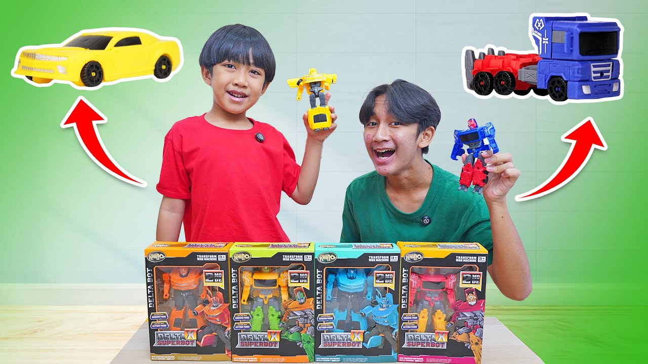 Mainan Robot Bisa Berubah Jadi Mobil Delta X Super Bot - Superduper Ziyan