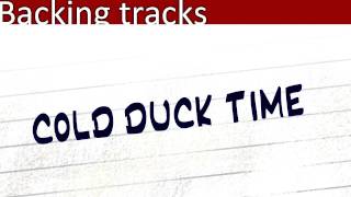 Video thumbnail of "Backing track: Cold Duck Time"