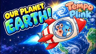 Our Planet Earth 🌍 Earth Facts for Kids – A Rocket Trip & What's Inside the Earth | Tempo & Plink screenshot 4