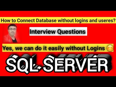 How to connect SQL Database without logins and users ? SQL Server Users and Logins. #SQLLOGIN #SQLDB