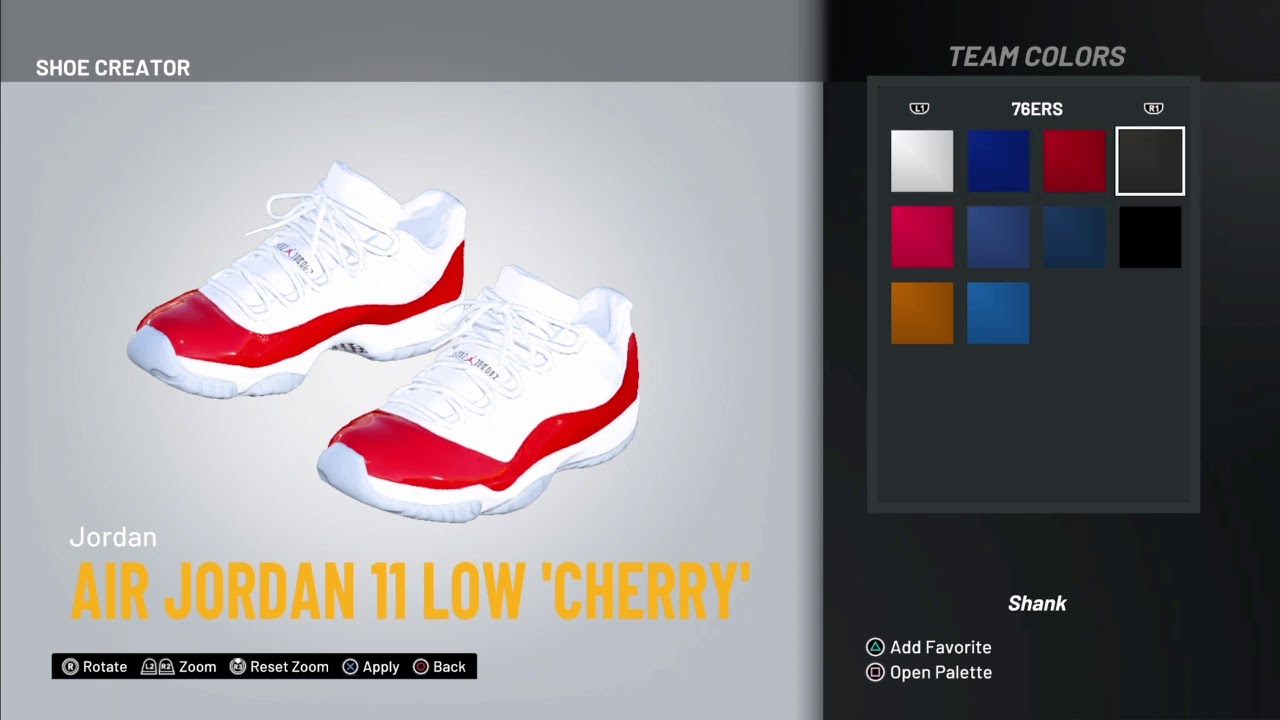 NBA 2K21 Shoe Creator - Jordan 11 Low 