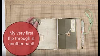 (Sold) My first junk journal flip through
