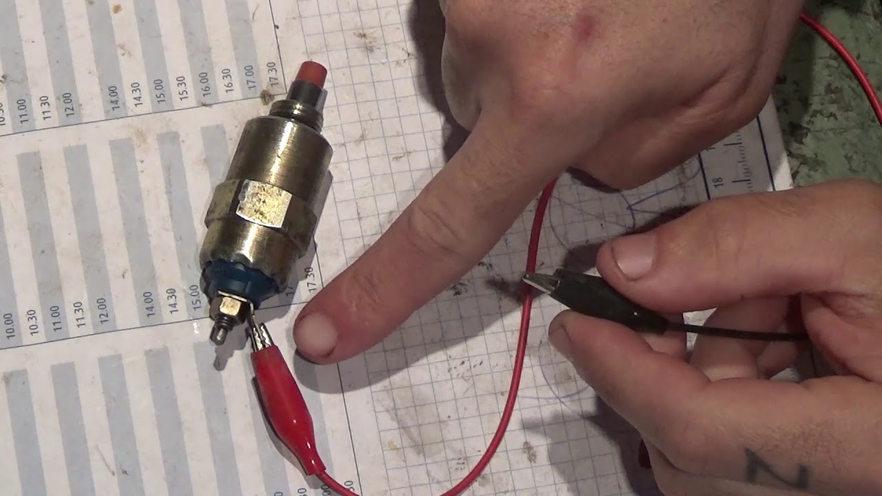 How to test a solenoid Ford Escort 1.8D YouTube