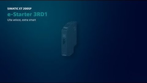 SIMATIC ET 200SP e-Starter 3RD1 (0,1 ... 2 A)