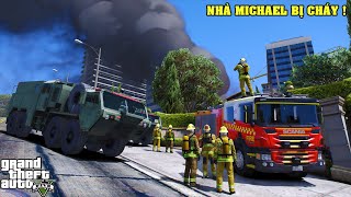 GTA 5 Lính Cứu Hỏa Đi Chữa Cháy Ngôi Nhà Của Michael Bị Ông Trùm Mafia Thuê Đàm Em Đi Châm Lửa Đốt ! screenshot 2