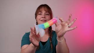 Sex Toy Review - Blush Neo Elite Rainbow Rave Silicone Glow-In-The-Dark Dildo Adult Product