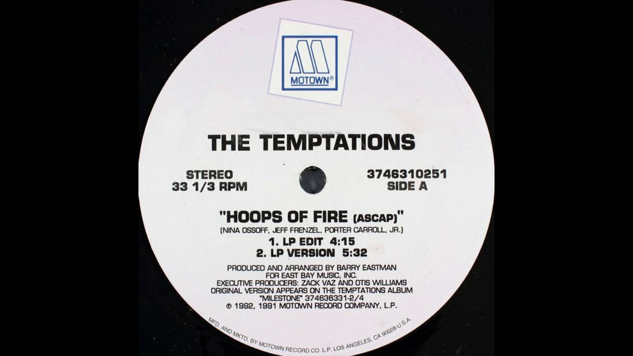 The Temptations ~ Hoops Of Fire