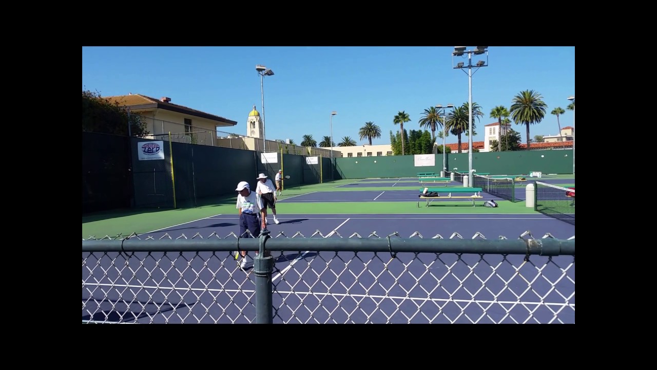 Super Senior Tennis in La Jolla,  California. Good tennis goes with age!!! - short version