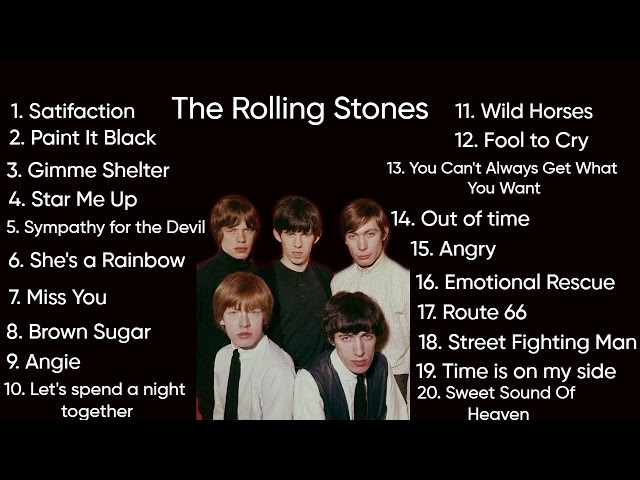 Top 20 : The Rolling Stones class=