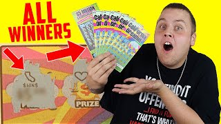 I WON ON EVERY TICKET! MADE PROFIT! Lottery Ticket Scratcher Winners