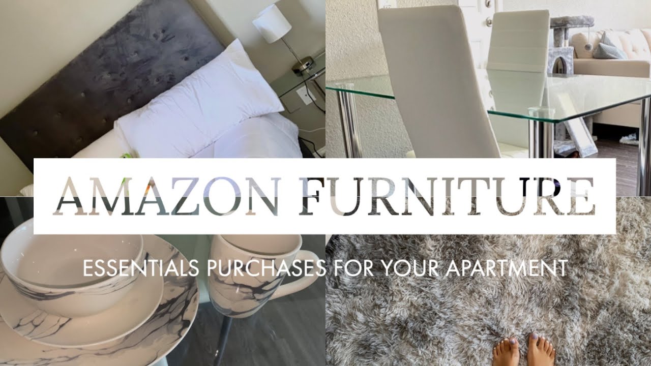 AMAZON FURNITURE YOU NEED IN YOUR FIRST APARTMENT!!!! YouTube