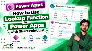 How to Use Lookup Function in Power Apps with SharePoint List 
