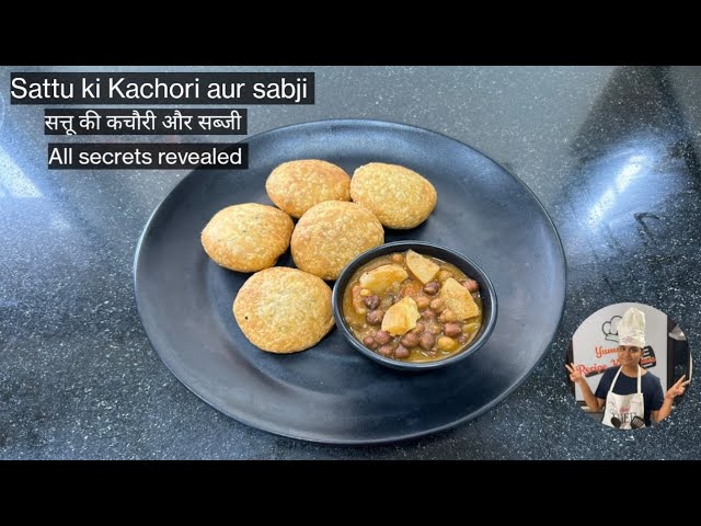 Chatpati Sattu Ki Kachori Recipe - Kachori Stuffed with Sattu and Pickle