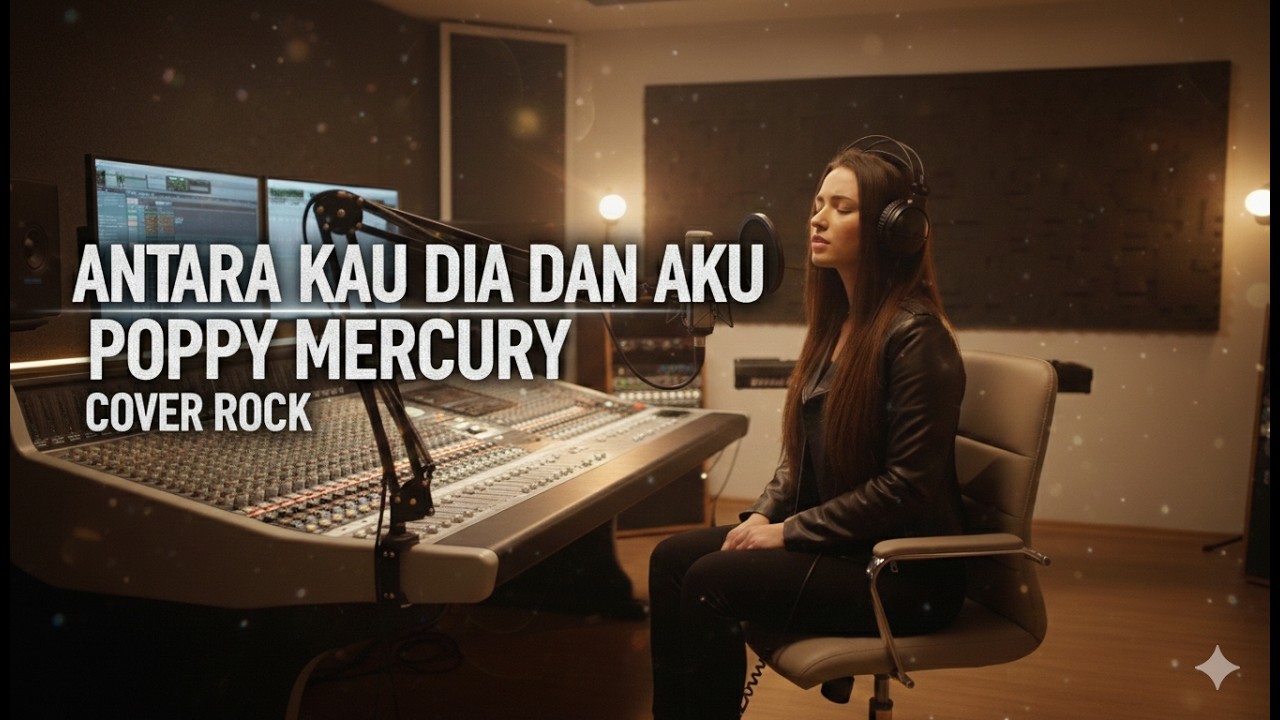 ANTARA KAU DIA DAN AKU POPPY MERCURY│COVER ROCK VERSION│AI SONG FORGE