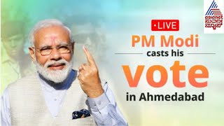 Live: Pm Modi Casts His Vote For General Elections 2024 In Ahmedabad | Lok Sabha Election 2024