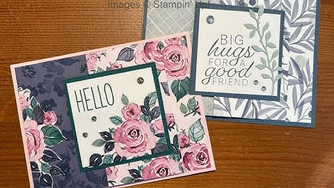 2 Score DSP Card Stamping Tutorial Technique Tuesday