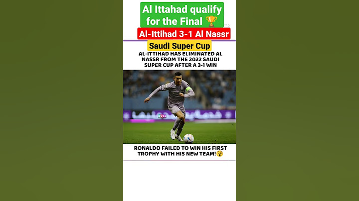 Al-Ittihad 3-1 Al Nassr | Al ittahad qualified for the Final #alittahad #alnassr #saudisupercup