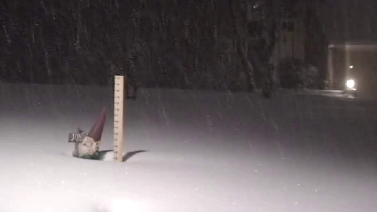 Timelapse video of Edmond snow (20110201) YouTube