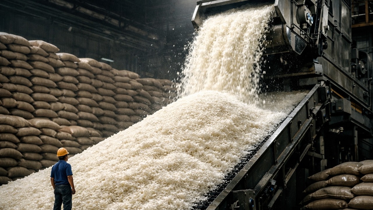 😳 Inside the Mega Rice Factory – 100 Tons Processed Every Hour! 🍚🏭 ...