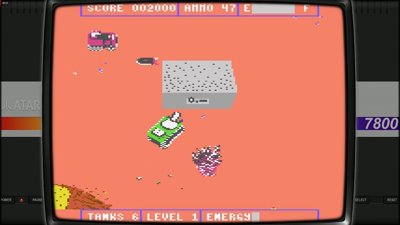 Tank Command (Atari 7800) – Classic Vertical Tank Assault & Flag ...