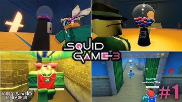 SQUID GAME 3 – Evolution of Keys & Knives 🔑🔪 | Hide & Seek in Roblox!