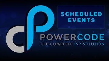 POWERCODE: Scheduled Events