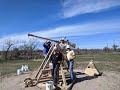 Texas Trebuchet Fireball Shoot:  The Build