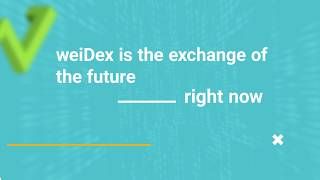 Introducing weiDex - The Decentralized Exchange of the Future - Open for Trading Now screenshot 5