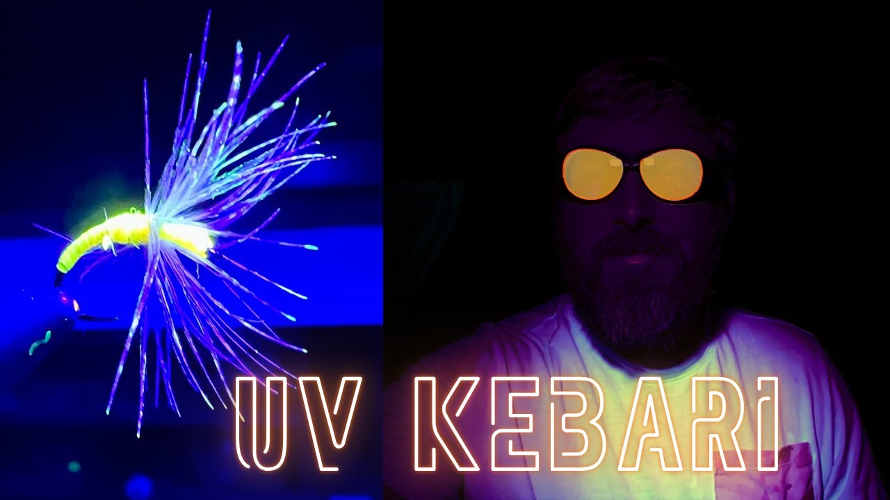 Вязание мушек под УФ-светом | Neon Sakasa Kebari | Flyfisher-Tech E10