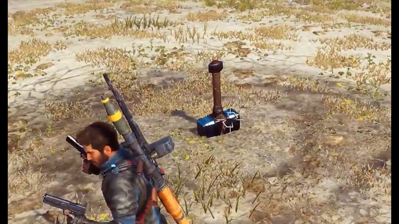 Just Cause 3 - Thor's Hammer Easter Egg