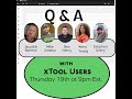 Q and A and Zoom hangout for laser questions