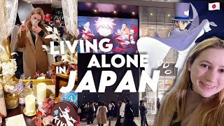 day in my life living alone in japan  | anime exhibition, shopping in ikebukuro